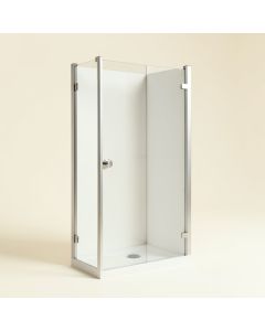 Aqua Uno 34.31 '' W X 58 '' H Pivot Frameless Tub Door With Clearmax Technology (synthetic illustration; no displayed measurements)