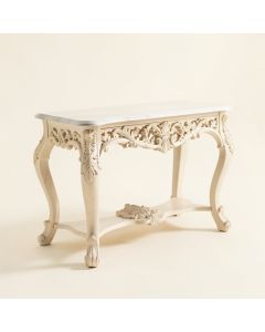 Filigree Console Table (synthetic illustration; no displayed measurements)