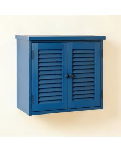 Elm Brook Wall-Mounted Entry Cabinet - Blue (synthetic illustration; no displayed measurements)
