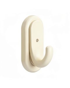 Dawn Crest Wall-Mounted Robe Hook - Cream (synthetic illustration; no displayed measurements)
