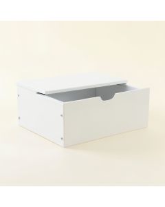Linden Field Under-Desk Drawer Unit - White (synthetic illustration; no displayed measurements)