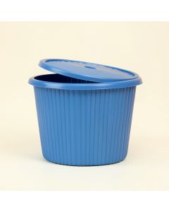 Summit Brook Laundry Hamper - Blue (synthetic illustration; no displayed measurements)