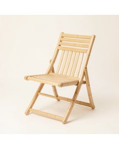 Ridge Bridge Folding Outdoor Chair - Beige (synthetic illustration; no displayed measurements)