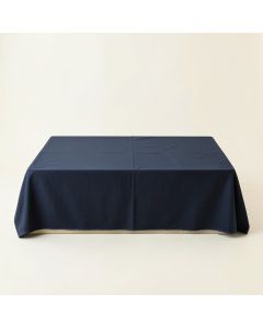 Elm Bluff Flat Bed Sheet - Navy (synthetic illustration; no displayed measurements)