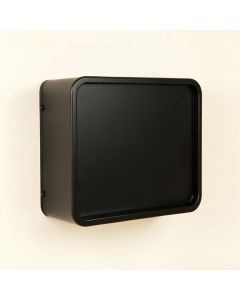 Ash Crest Wall-Mounted Entry Cabinet - Black (synthetic illustration; no displayed measurements)