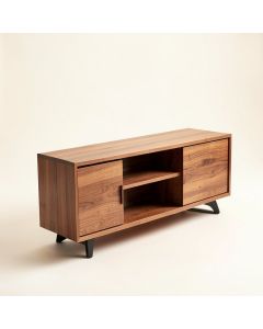 Leija Solid Wood Tv Stand For Tvs Up To 65 '' (synthetic illustration; no displayed measurements)