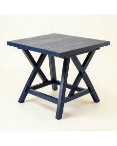Juniper Bluff Patio Table - Navy (synthetic illustration; no displayed measurements)