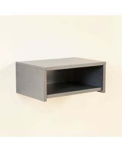 Vale Bridge Wall-Mounted Shelf - Gray (synthetic illustration; no displayed measurements)