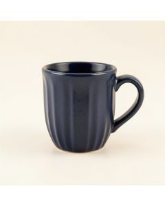 Dune Branch Ceramic Mug - Navy (synthetic illustration; no displayed measurements)