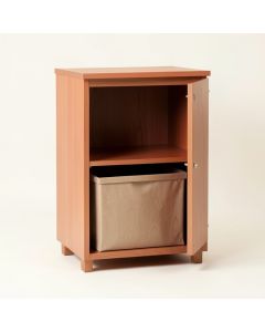 Cliff Canyon Freestanding Pull-Out Hamper Cabinet - Terracotta (synthetic illustration; no displayed measurements)