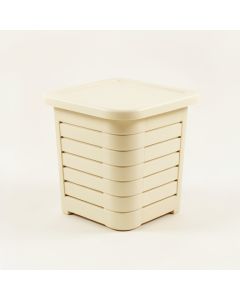 Summit Branch Closed Garden Compost Bin - Cream (synthetic illustration; no displayed measurements)