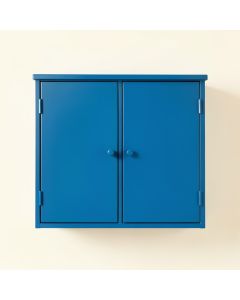 Juniper Brook Wall-Mounted Laundry Cabinet - Blue (synthetic illustration; no displayed measurements)