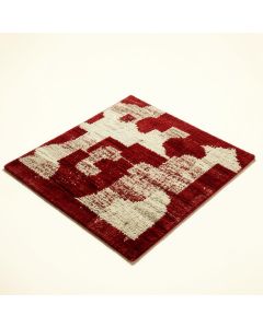 Metheny Abstract Cut Pile Red/Beige Area Rug (synthetic illustration; no displayed measurements)