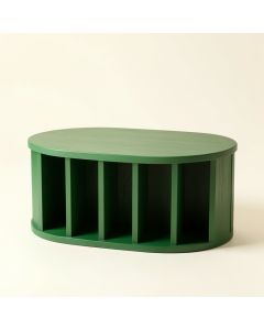 Rowan Branch Shoe Storage Bench - Green (synthetic illustration; no displayed measurements)