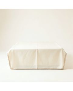 Brook Dell Flat Bed Sheet - Cream (synthetic illustration; no displayed measurements)