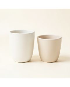 Jenneifer 2 Piece Ceramic Pot Planter Set (synthetic illustration; no displayed measurements)