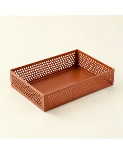 Cove Crossing Empty Under-Desk Cable Tray - Terracotta (synthetic illustration; no displayed measurements)