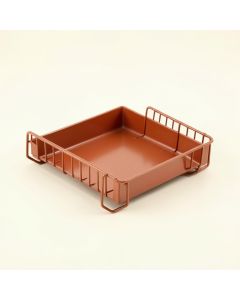 Oak Branch Empty Under-Desk Cable Tray - Terracotta (synthetic illustration; no displayed measurements)