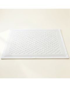Shore Canyon Rectangular Outdoor Rug - White (synthetic illustration; no displayed measurements)