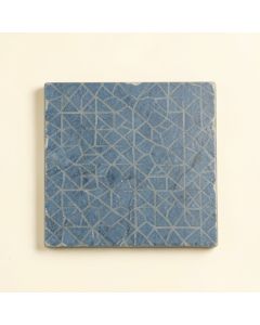 Rowan Bluff Uninstalled Square Decorative Tile - Blue (synthetic illustration; no displayed measurements)