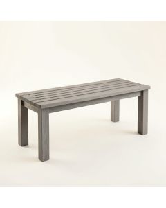 Rowan Canyon Indoor Bench - Gray (synthetic illustration; no displayed measurements)