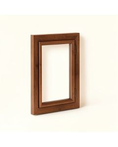 Solid Wood Window Frame Wall Décor (synthetic illustration; no displayed measurements)