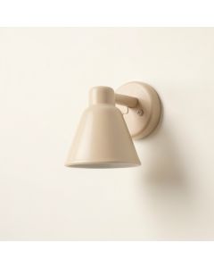 Hill Bridge Wall Sconce Mounted On A Plain Wall - Beige (synthetic illustration; no displayed measurements)