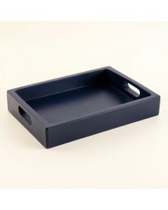 Summit Branch Serving Tray - Navy (synthetic illustration; no displayed measurements)