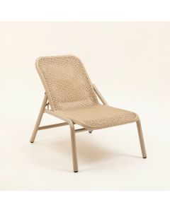 Hazel Crossing Outdoor Lounge Chair - Beige (synthetic illustration; no displayed measurements)