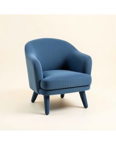 Meadow Crest Upholstered Armchair - Blue (synthetic illustration; no displayed measurements)