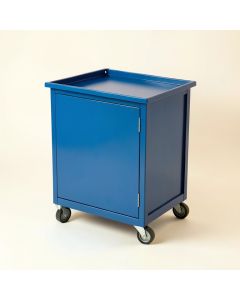 Hazel Edge Empty Rolling Workshop Cart - Blue (synthetic illustration; no displayed measurements)
