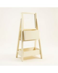 Maple Bridge Empty Vertical Garden Frame - Cream (synthetic illustration; no displayed measurements)