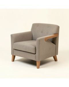 Tiemann 30 '' Wide Polyester Armchair (synthetic illustration; no displayed measurements)