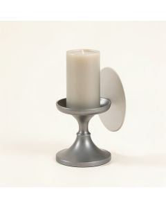 Crafted Wall Candleholder Metal And Glass Sconce (synthetic illustration; no displayed measurements)
