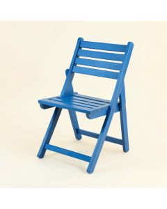 Stone Bluff Folding Outdoor Chair - Blue (synthetic illustration; no displayed measurements)
