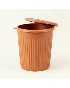 Olive Bluff Closed Garden Compost Bin - Terracotta (synthetic illustration; no displayed measurements)