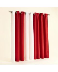 Breanna Solid Semi-Sheer Outdoor Grommet Curtain Panels (synthetic illustration; no displayed measurements)