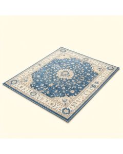Katie Oriental Blue/Ivory Area Rug (synthetic illustration; no displayed measurements)