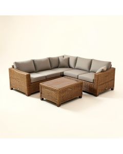 Bain 8 Piece Rattan Sectional Seating Group With Cushions (synthetic illustration; no displayed measurements)