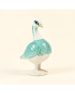 Afshari Peacock Figurine (synthetic illustration; no displayed measurements)