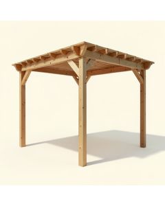 10 Ft. W X 12 Ft. D Solid Wood Pergola (synthetic illustration; no displayed measurements)