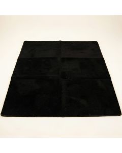 River Bridge Rectangular Area Rug - Black (synthetic illustration; no displayed measurements)