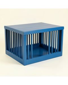 Cove Edge Empty Furniture-Style Pet Crate - Blue (synthetic illustration; no displayed measurements)