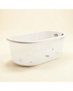 Juno 67 '' X 32 '' Freestanding Soaking Bathtub (synthetic illustration; no displayed measurements)