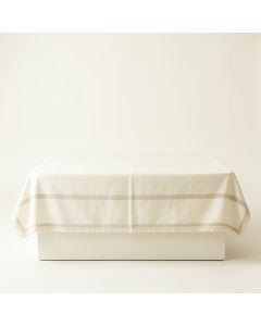 Willow Bend Flat Bed Sheet - Cream (synthetic illustration; no displayed measurements)