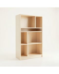 Dune Dale Freestanding Bookcase - Ivory (synthetic illustration; no displayed measurements)