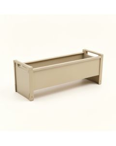 Alder Dell Narrow Outdoor Storage Bench - Beige (synthetic illustration; no displayed measurements)