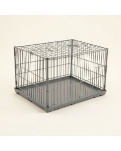 Flint Bend Empty Furniture-Style Pet Crate - Gray (synthetic illustration; no displayed measurements)