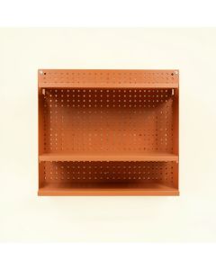 Rowan Branch Empty Wall-Mounted Tool Organizer Panel - Terracotta (synthetic illustration; no displayed measurements)