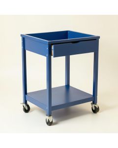 Cliff Bend Empty Rolling Workshop Cart - Blue (synthetic illustration; no displayed measurements)